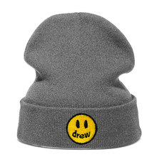 Neue bestickte Strickmütze für – Beanie Cuffed Knit Bewertung und Preis