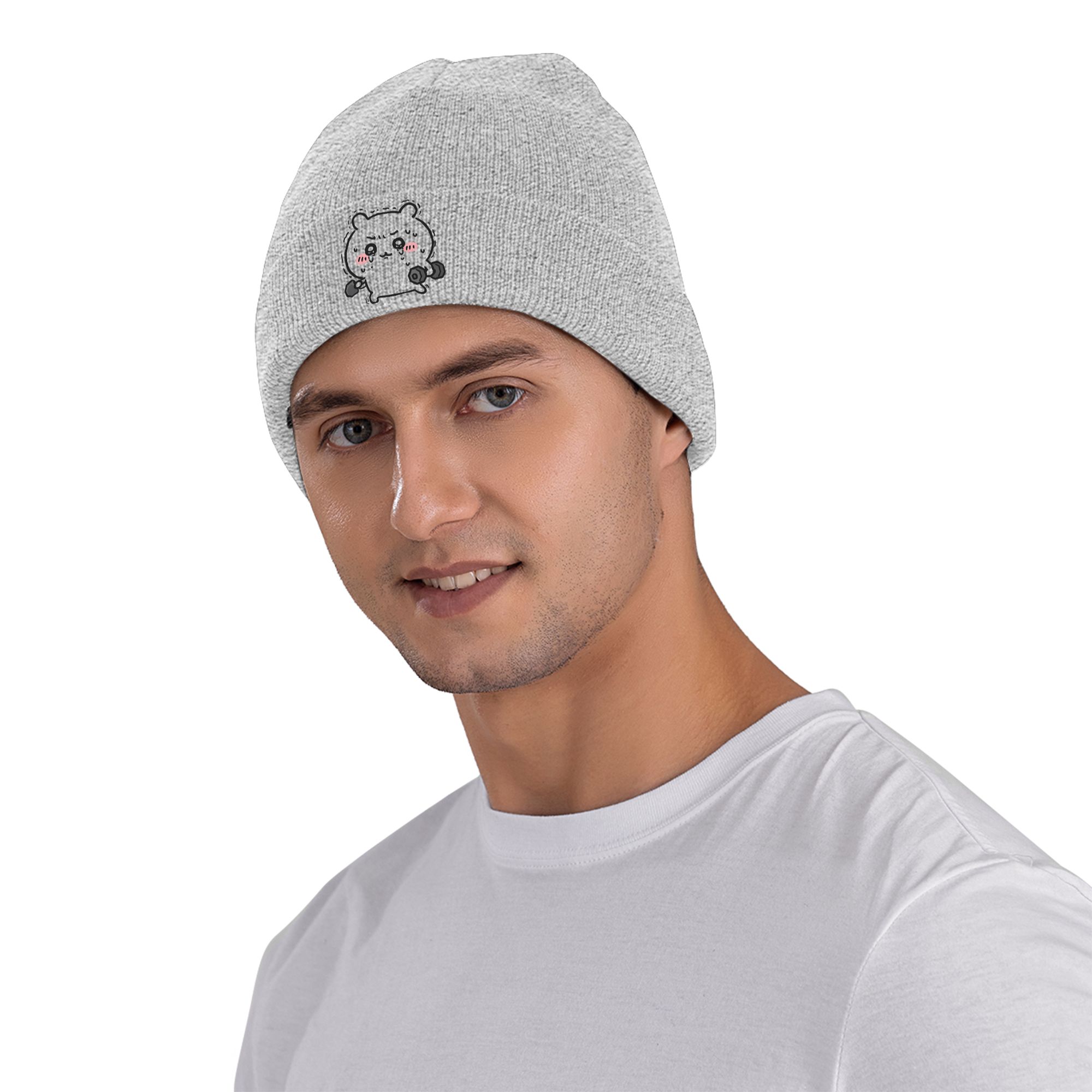 Chiikawaes Usagi Gewichtheber- – Beanie Cuffed Knit Bewertung und Preis